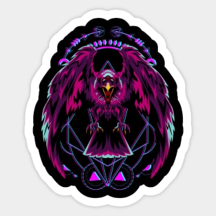 crow art Sticker